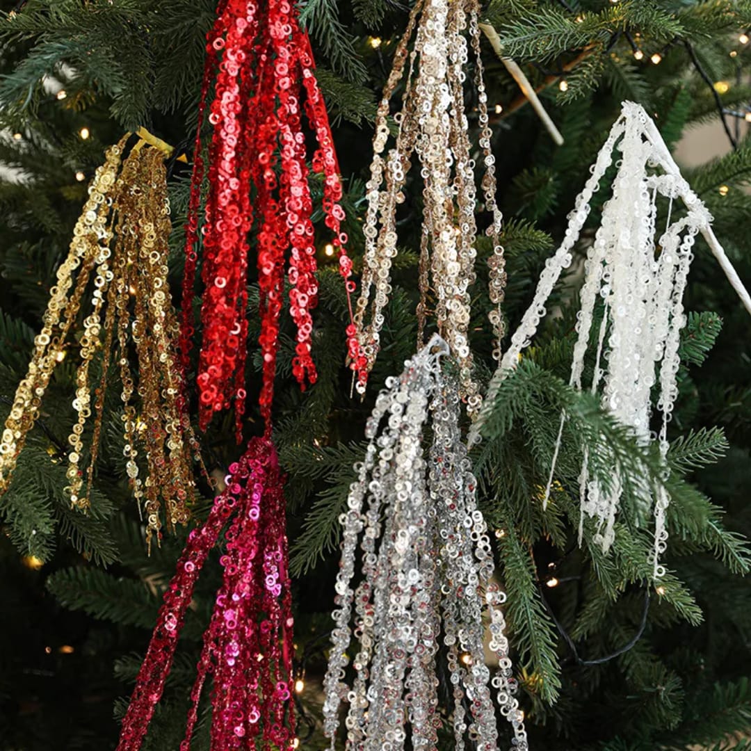 60CM Glitter Twig Ornaments Branches