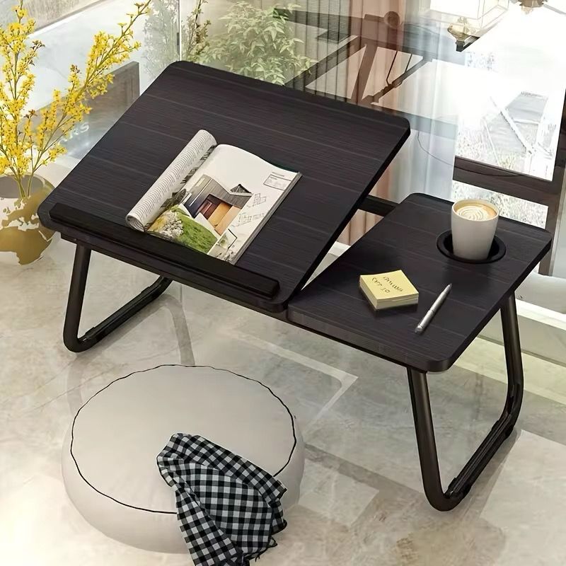 Adjustable Tilting Laptop Folding Table Stand Desk Bed Table with Foldable Legs