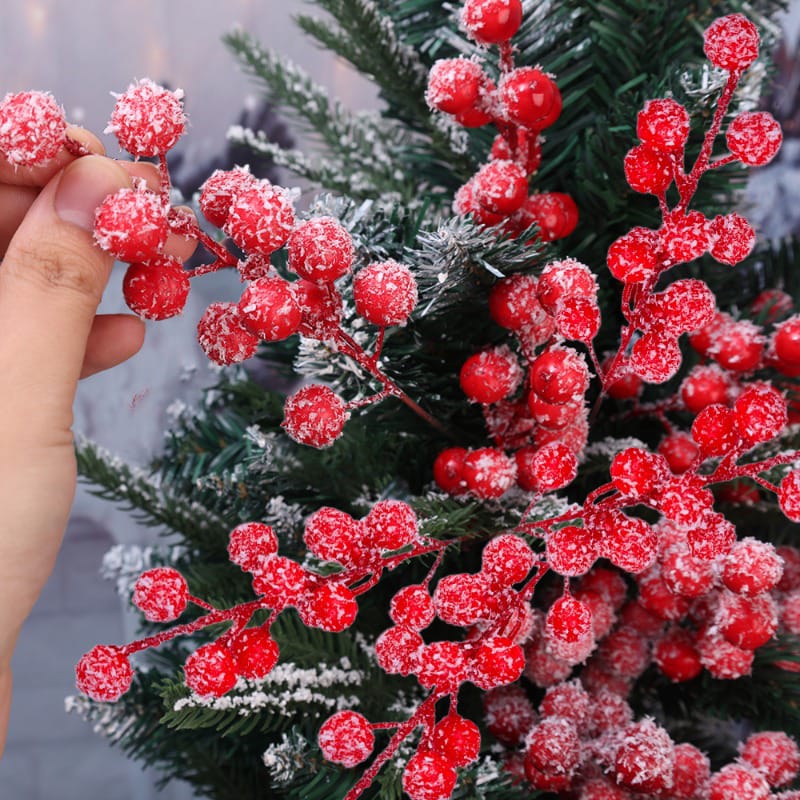 5pcs Artificial Berries Christmas