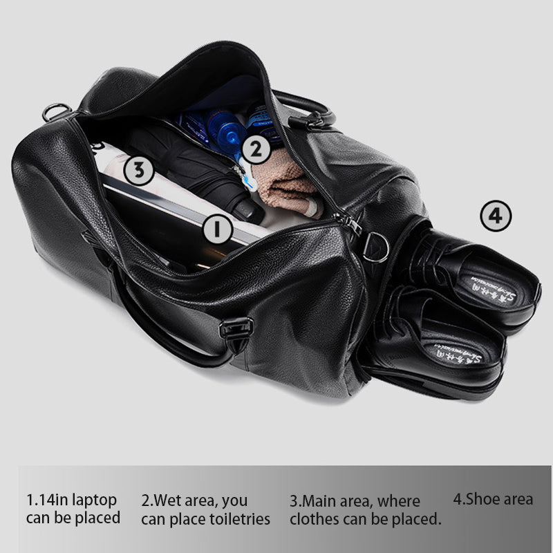 Retro new fashion short trip travel bag