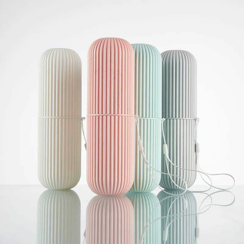 Travel toothbrush holder  (round)