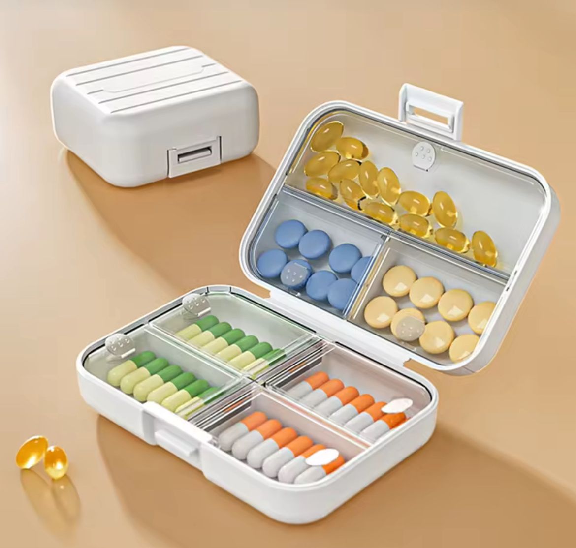 7-Grid Portable Pill Box
