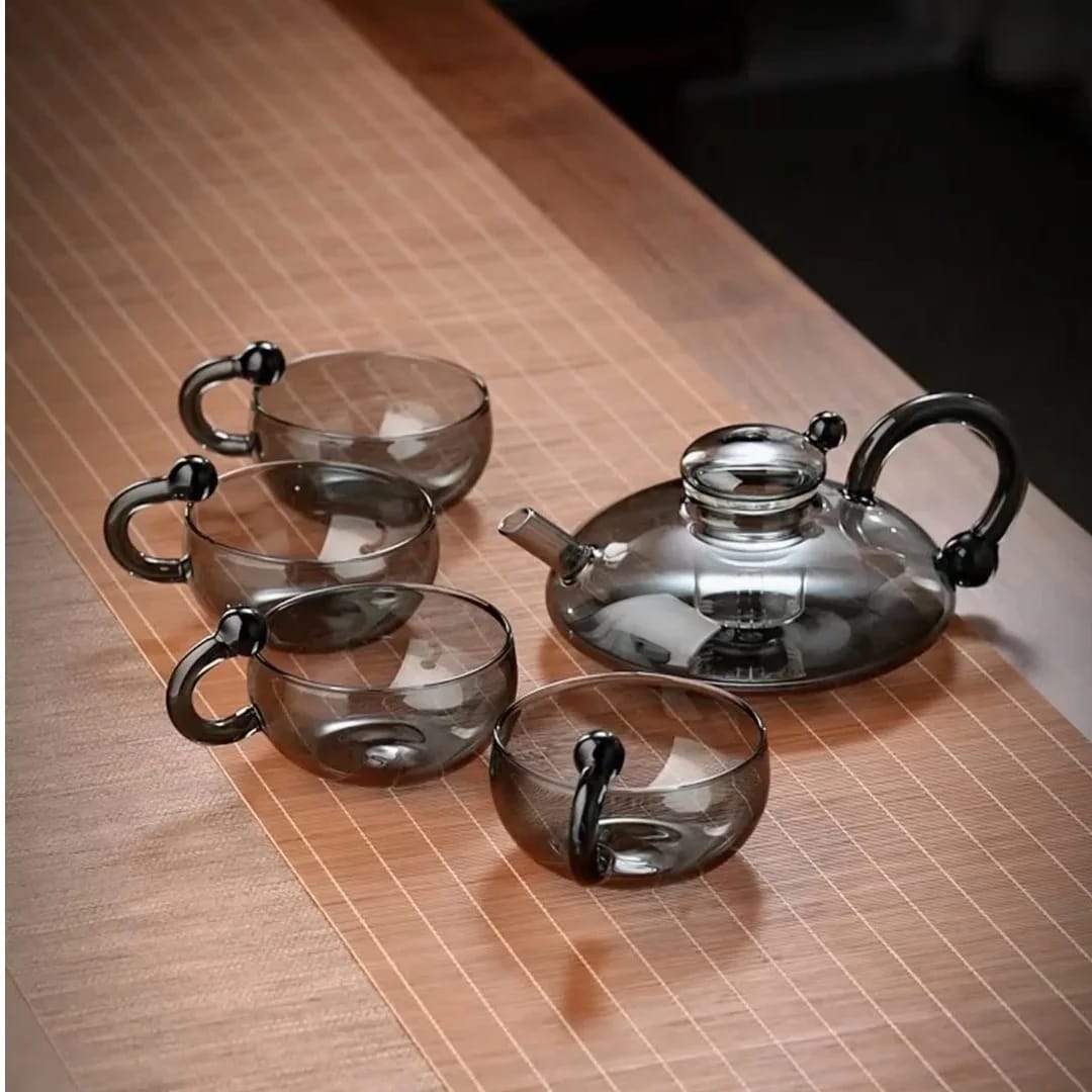 5pcs heat resistant tea set
