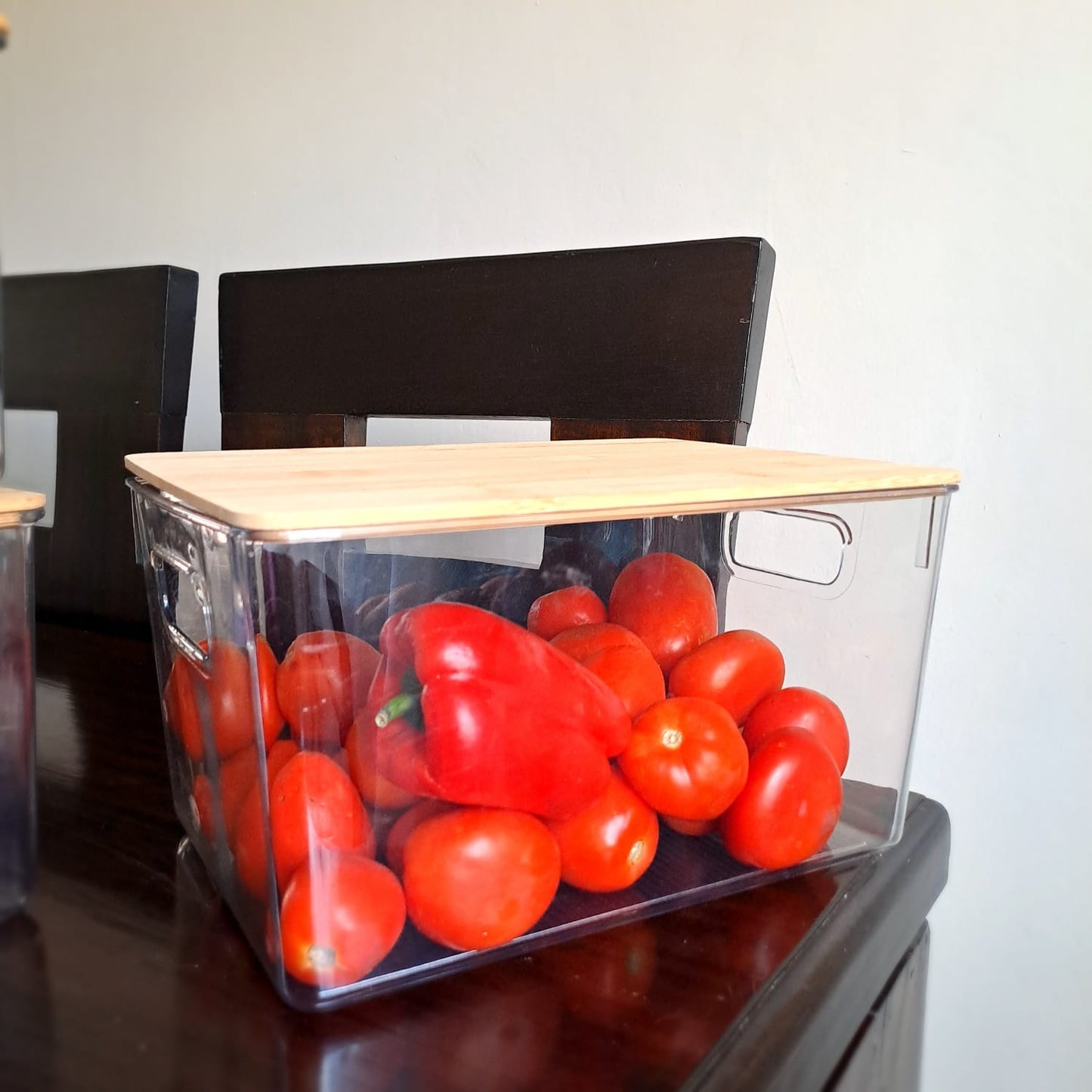 Big Pantry organiser with bamboo lid/fridge box