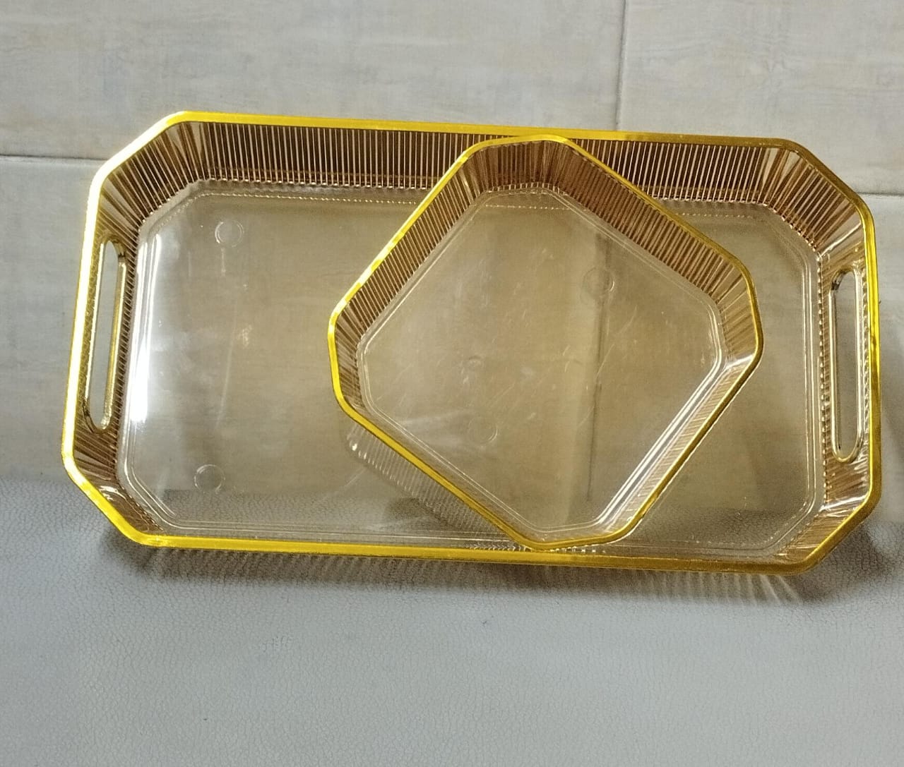 2PCS Nordic Multipurpose Rectangular Storage Tray