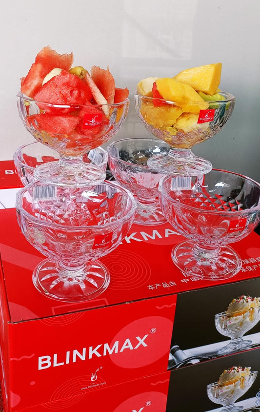 Ice cream glass bowls