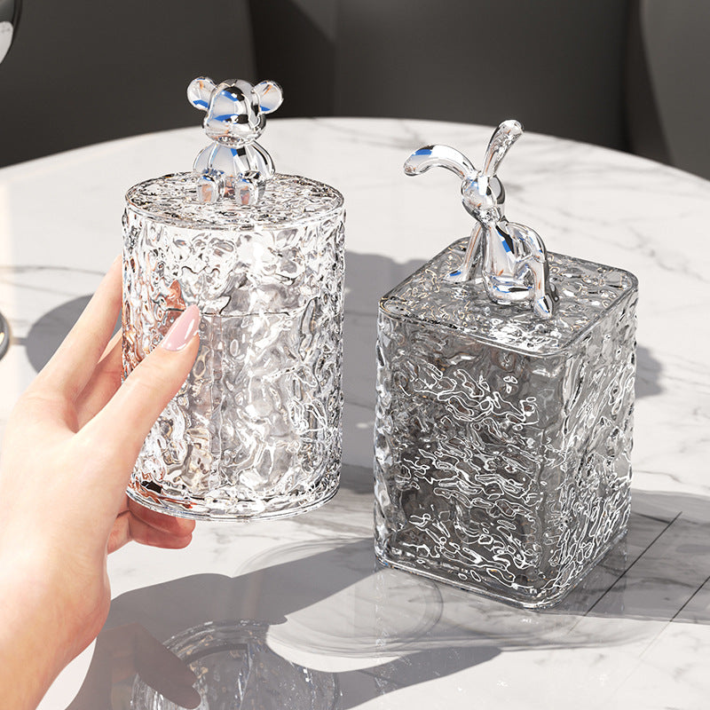 Cotton swab/toothpick holder