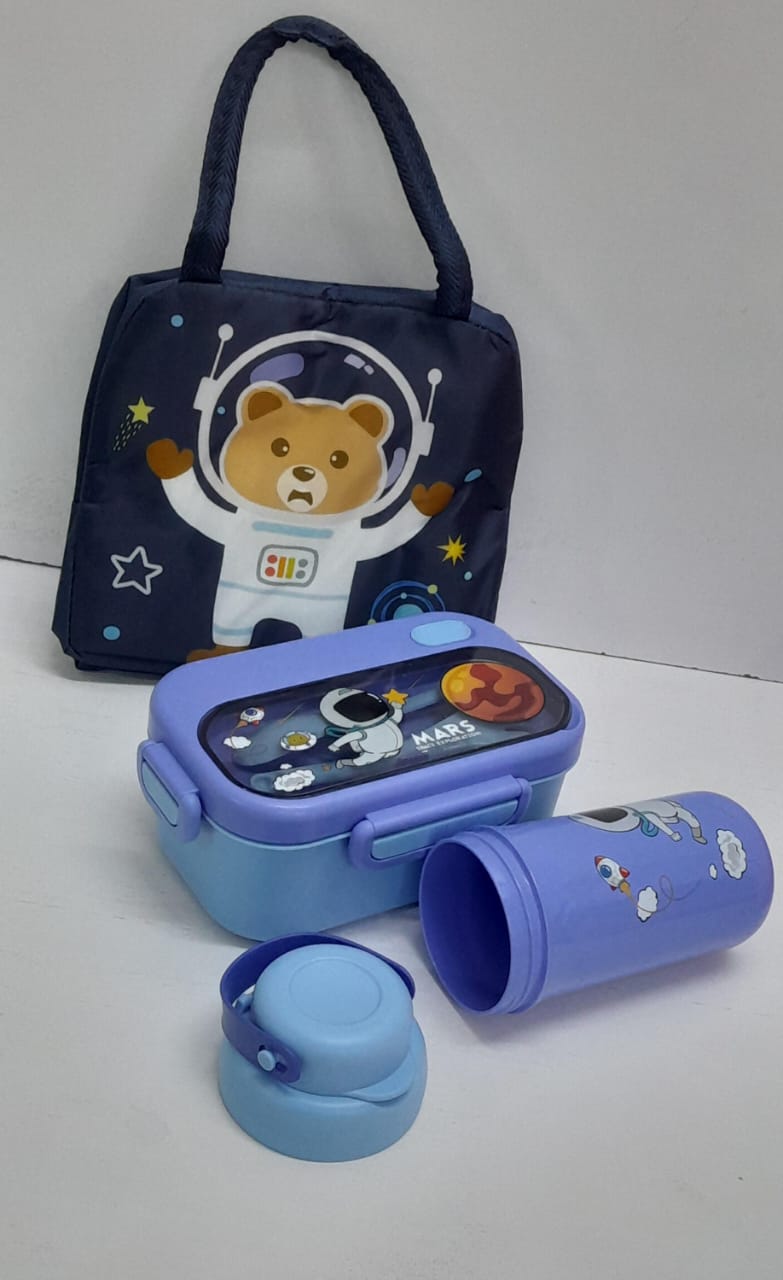 Decorative kids set with insulated bag