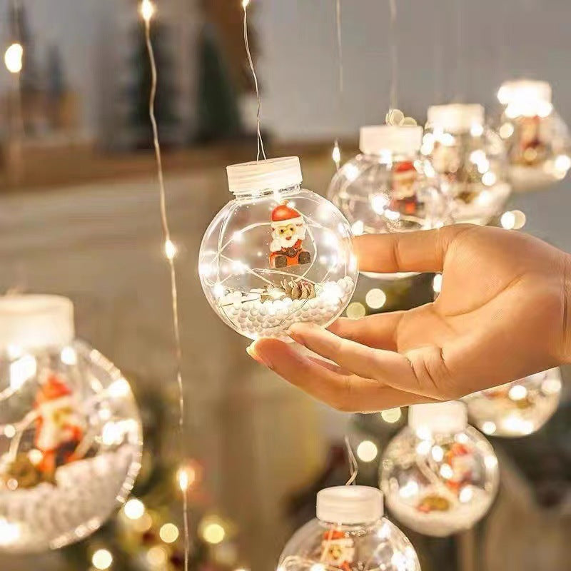 10pcs Christmas wish ball LED Garland curtain light