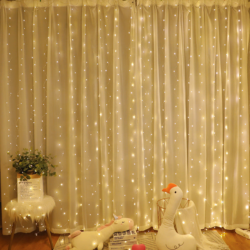 3M×3M CURTAIN LIGHTS WITH REMOTE