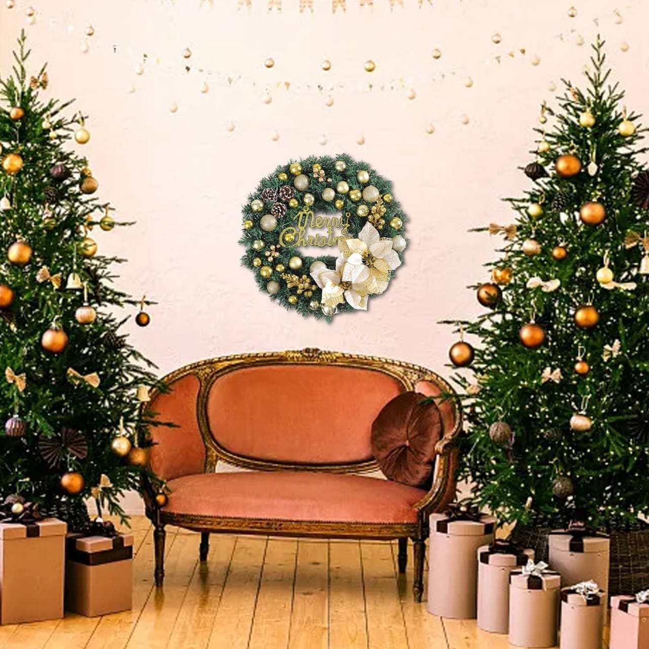 Christmas Door Wreath Decor