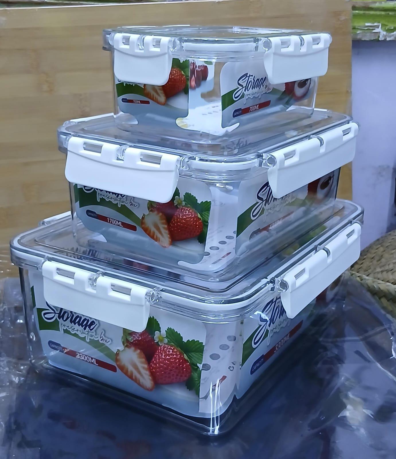 Transparent Airtight Pantry Boxes