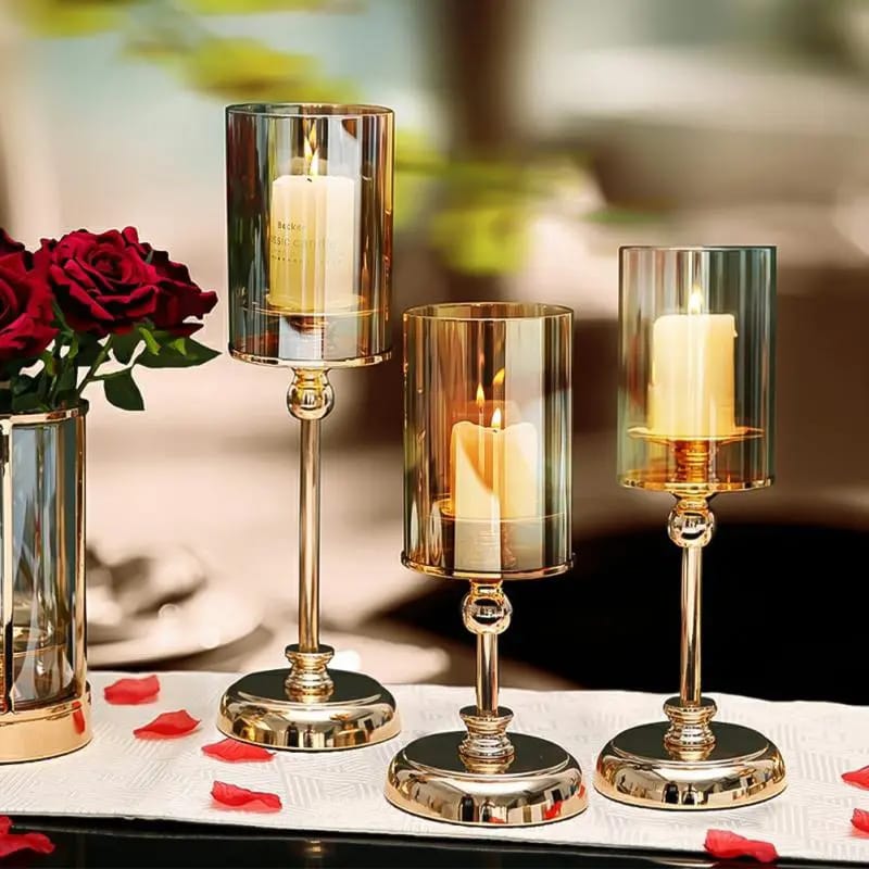 Candlestick Luxury Glass Ornaments
