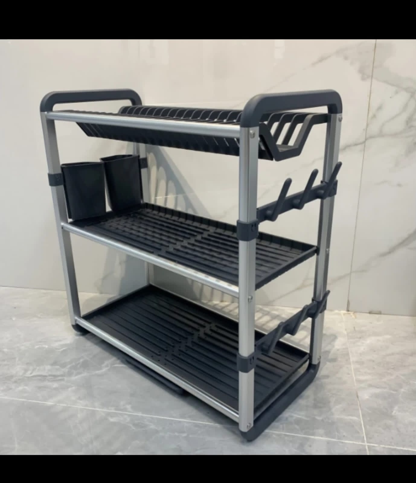 3 Tier Dish Drying Rack for Kitchen counter