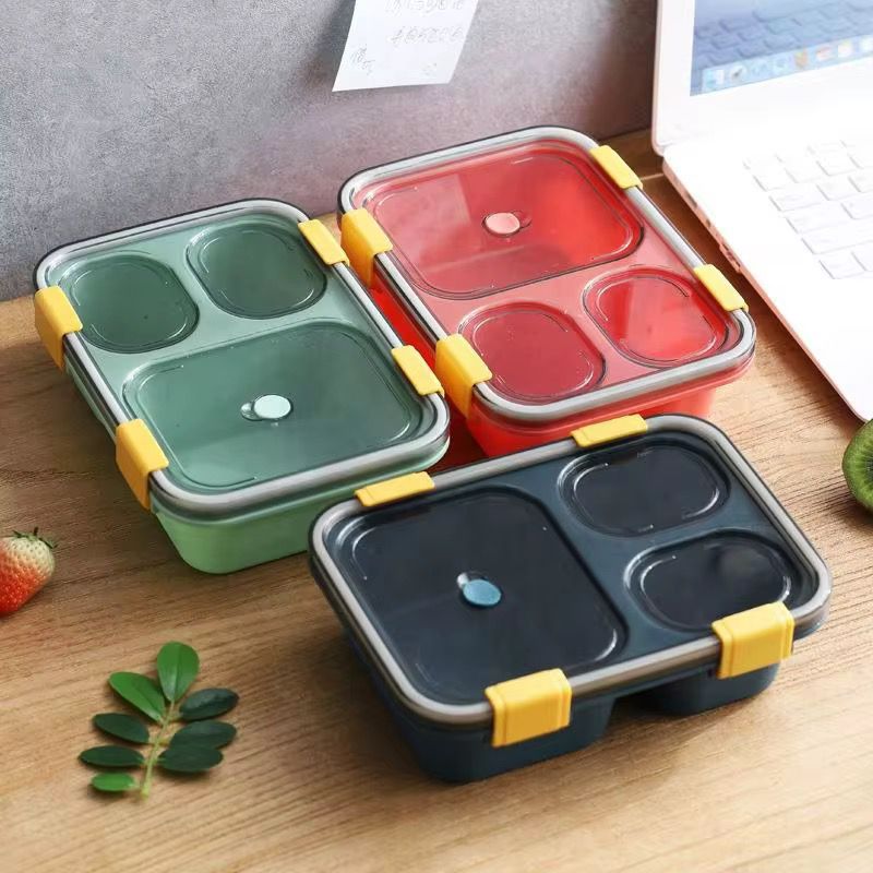 3 Compartment Kids lunch box / snack box