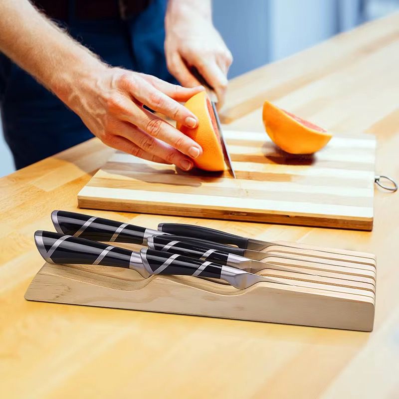 Heavy duty good quality Wooden Kitchen Knife Holder
