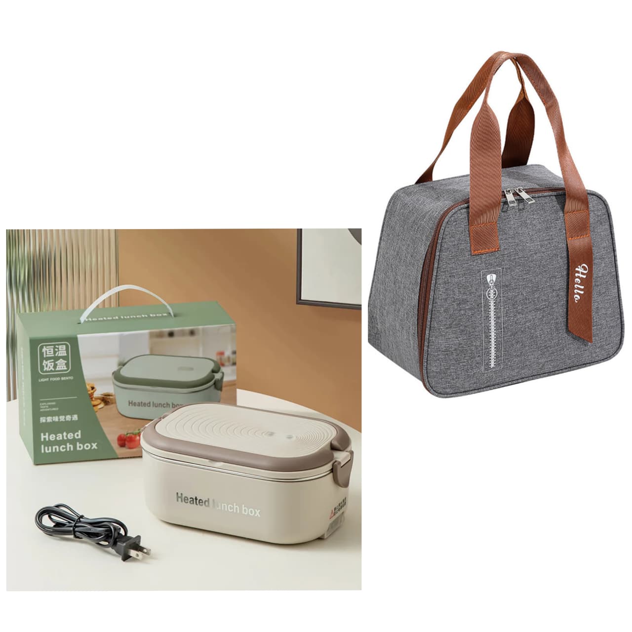 Electric lunchbox With Insulated Lunch Bag