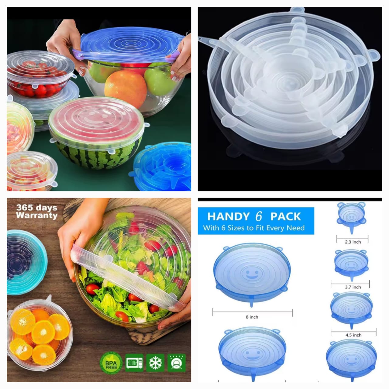 6 piece food cover