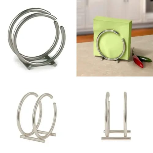 C shape Metallic serviet holder