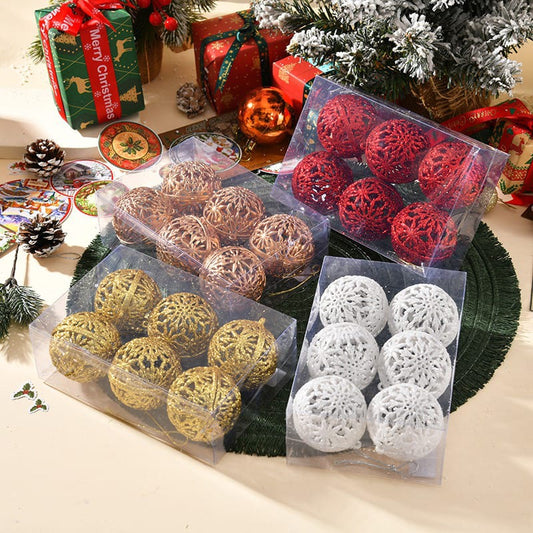 6Pcs 6CM Christmas Balls Christmas Tree