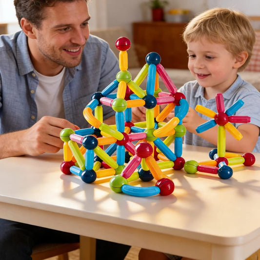 64 Magnetic Sticks and balls sets