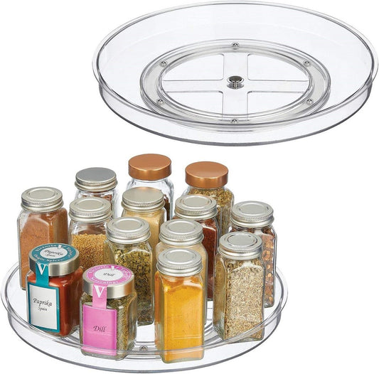 Lazy Susan 360° Rotating Bathroom Organizer | Space-Saving Storage Solution