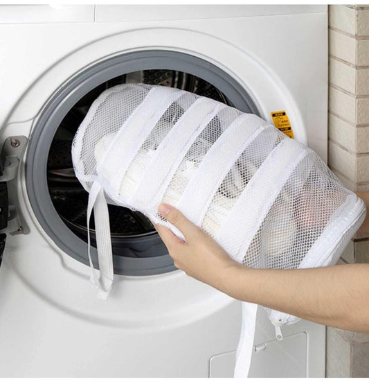 Shoe Washing Machine meshlike Washing Bag, Laundry Mesh Bag for Sneakers, Socks, Bras, Suitable for Travel Storage