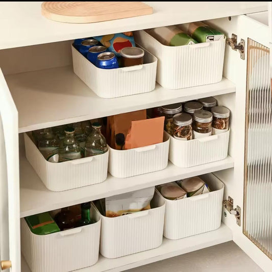 Multifunctional organizer baskets with handle