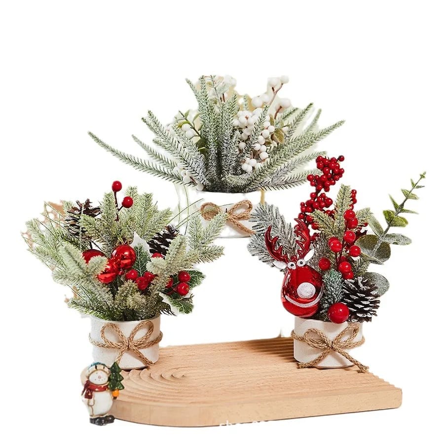 1Pcs Tabletop Exquisite Mini Christmas Tree