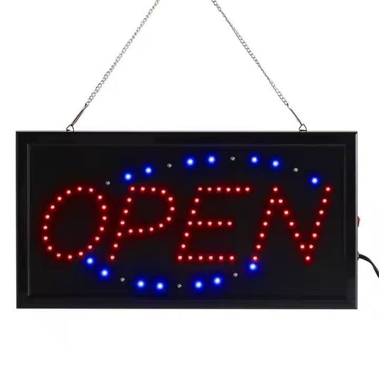 LED Rectangular Italic Open Sign is a great option for attracting attention to your business