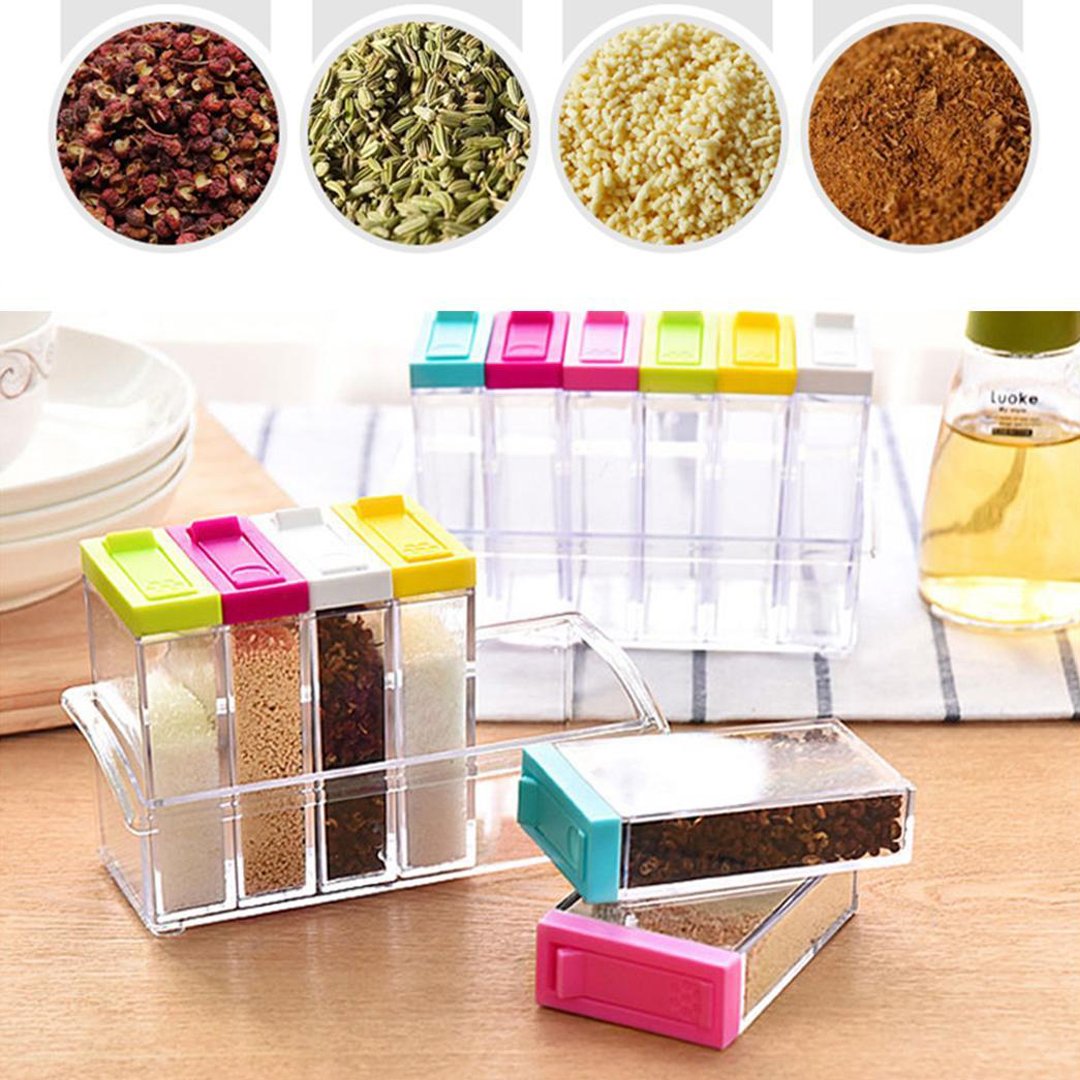 Fancy Aclyric 6pcs +holder seasoning holders