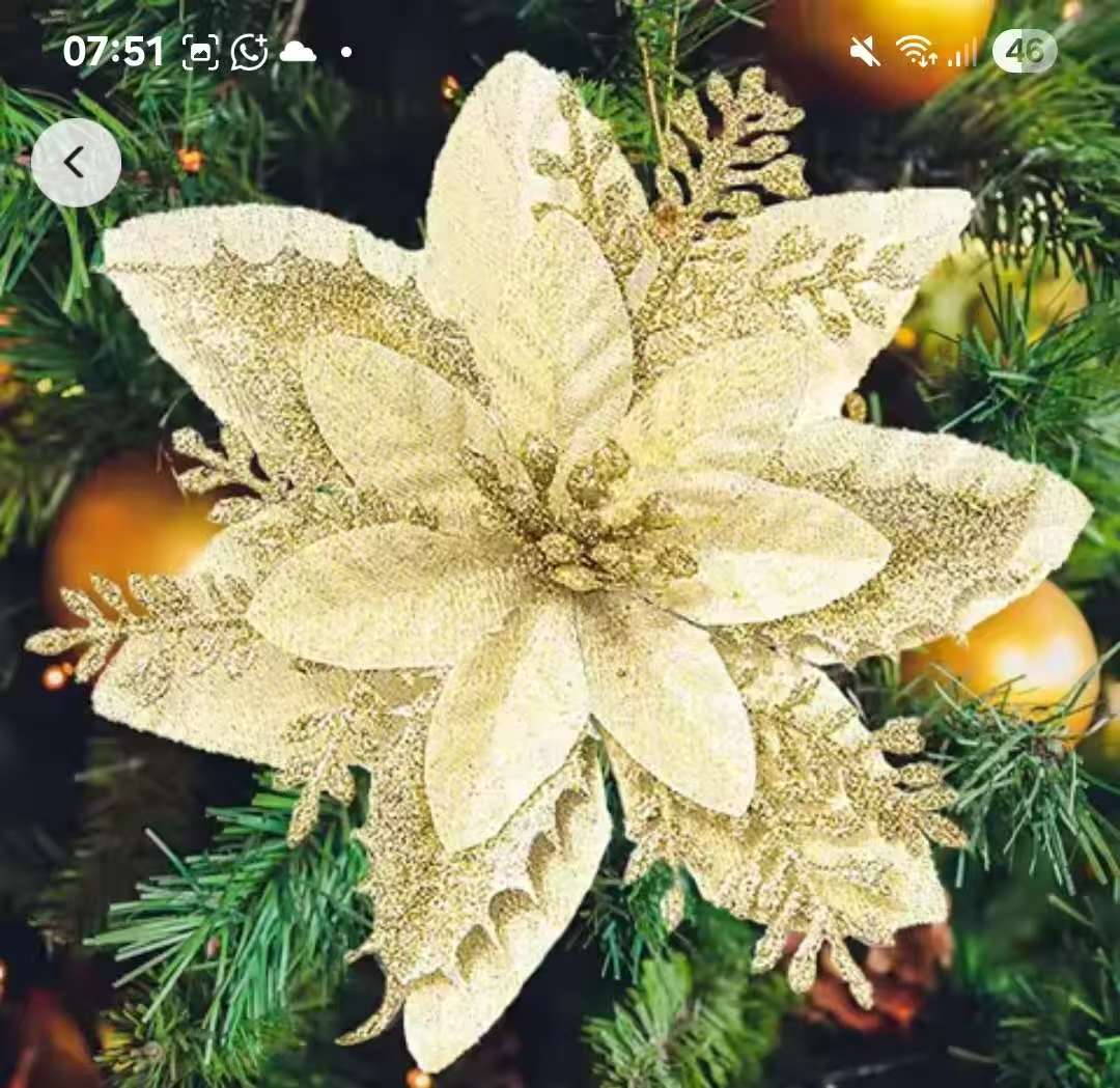 3Pcs Christmas Flower Decor  wholesale price