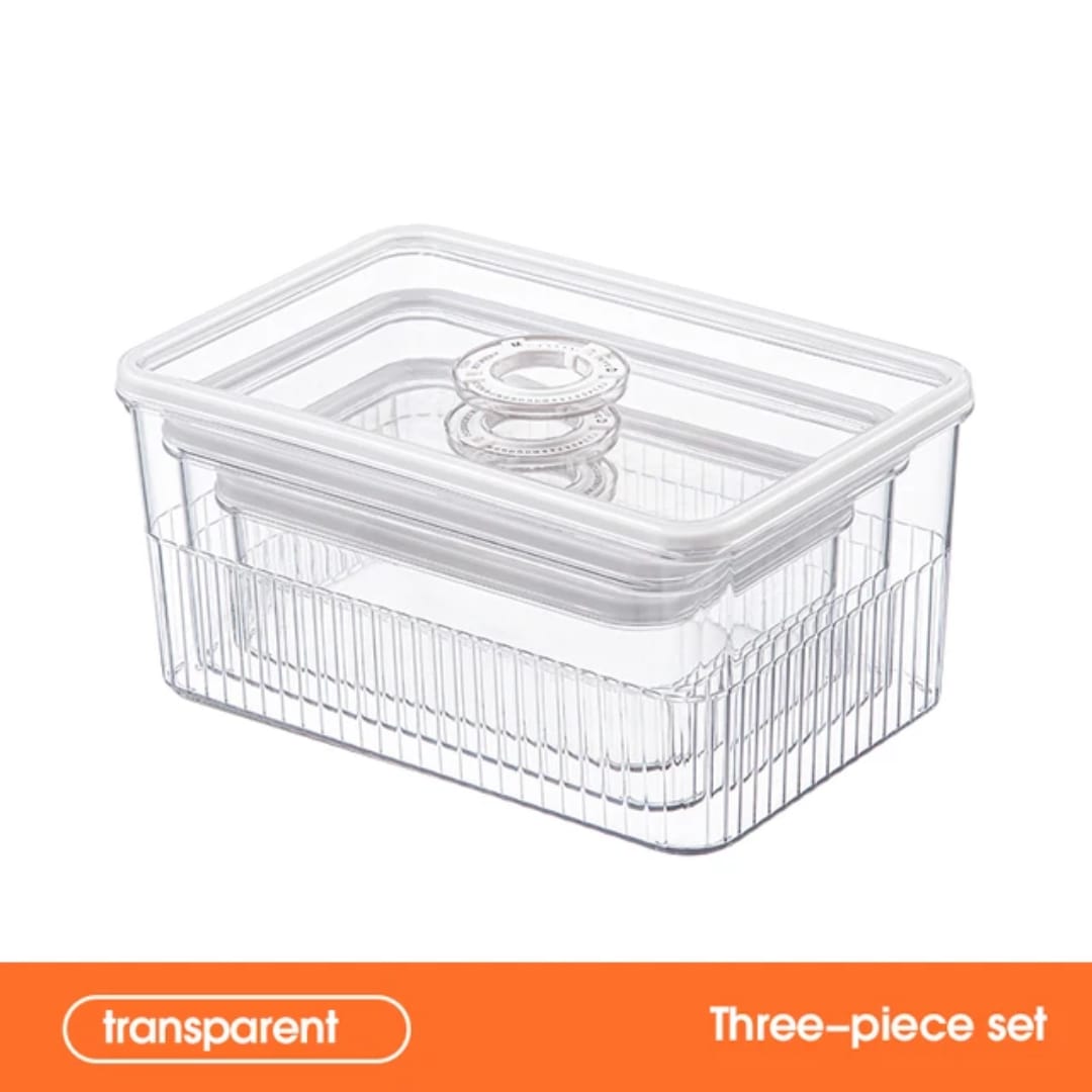 3 pc Clear Airtight Food storage Containers