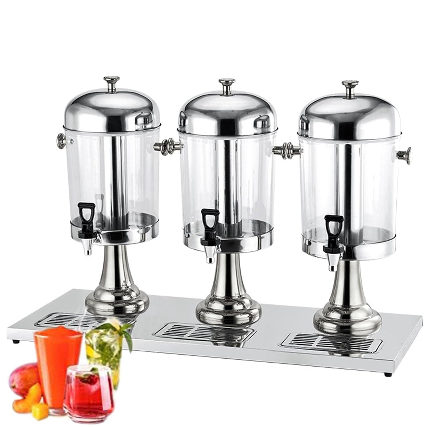Triple juice dispenser