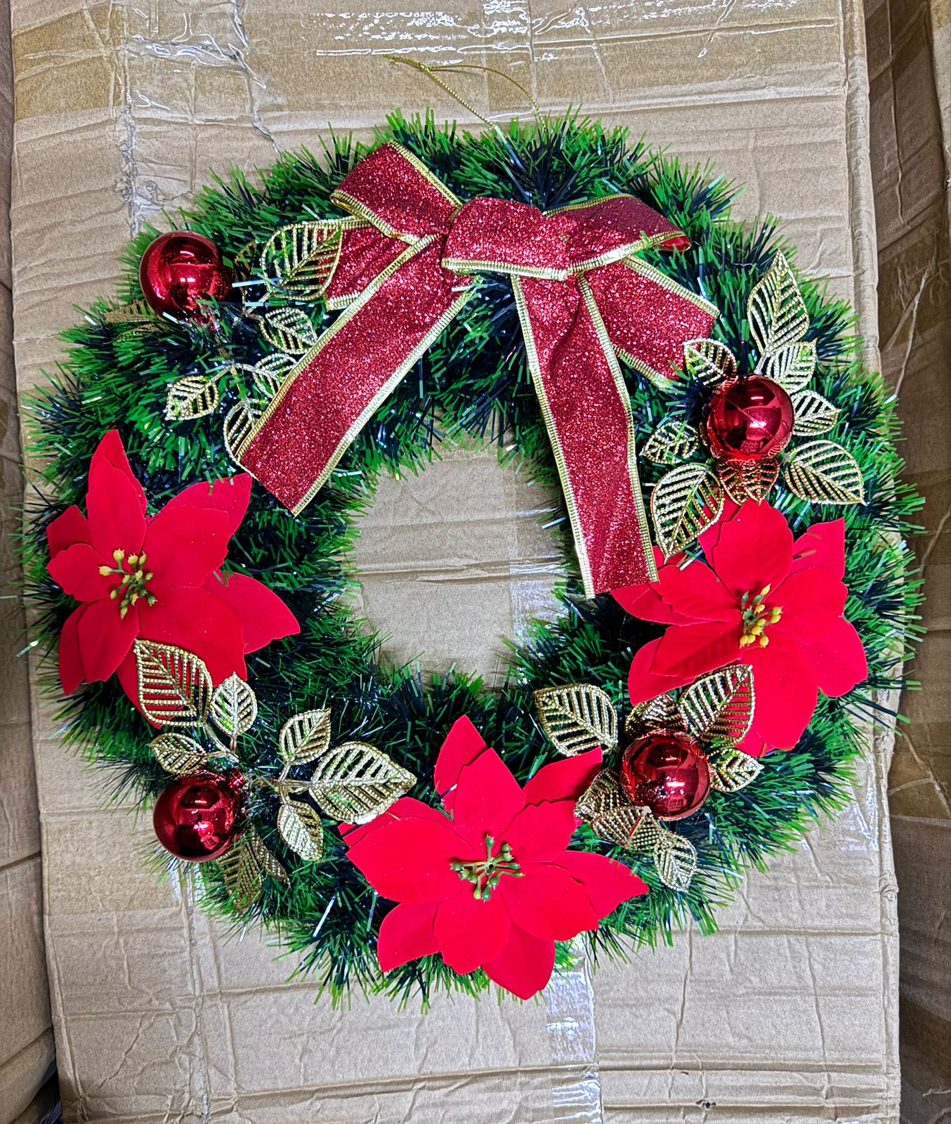 40CM Christmas Wreath for Front Door \ Window