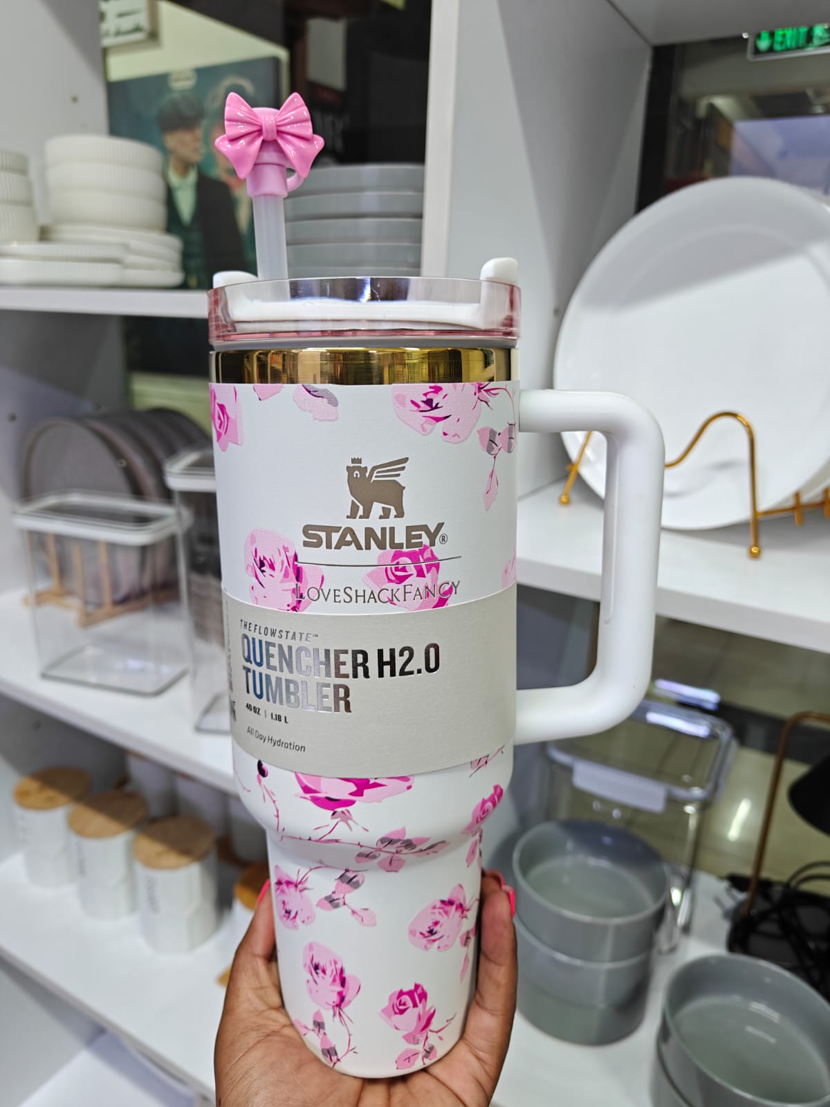 Original Love Shark Floral Stanley Mug