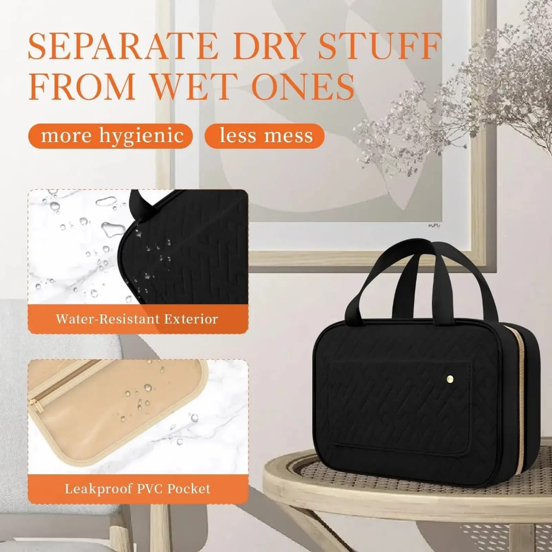 High quality waterproof Toiletry bag with hook
