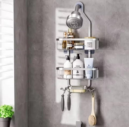 Partitioned bathroom/wall hanging shower candy