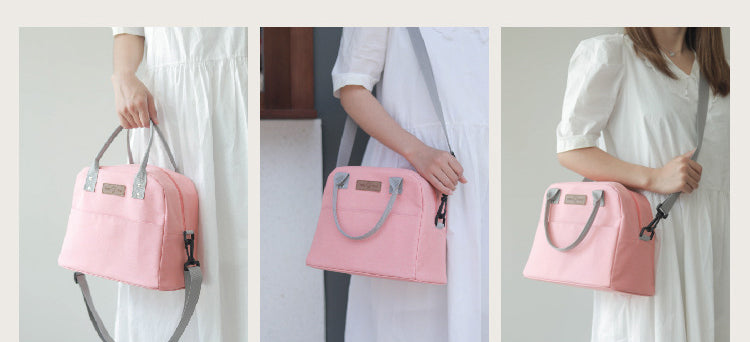 Insulated 9L Large Capacity Lunch Bag  with Adjustable Shoulder Strap