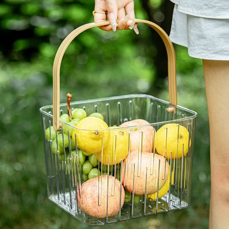 Basket storage organizer with handle/ Multipurpose holder