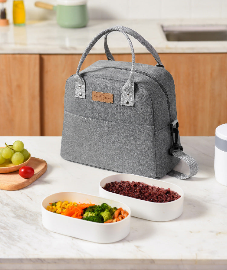 Insulated 9L Large Capacity Lunch Bag  with Adjustable Shoulder Strap