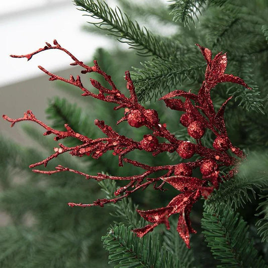 Luxury Christmas Tree Decor flowers