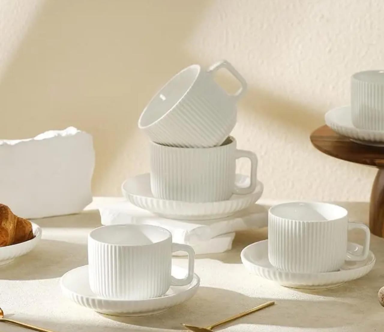 European Style 12pcs Ceramic Coffee/Tea Cups