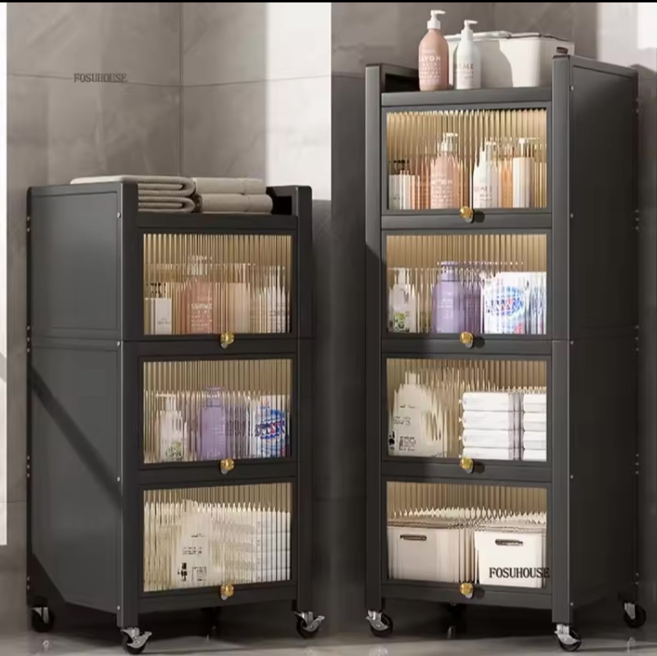 Multipurpose Storage Cabinets /Rack Space Saver Made of High Quality Rust-Free Steel