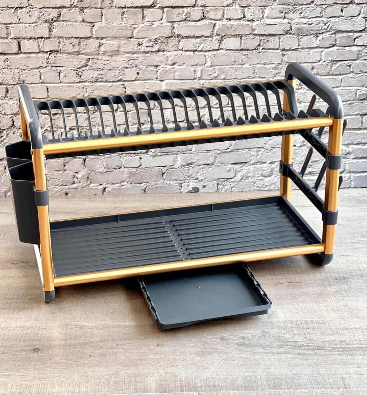 2 Tier Dish Drying Rack for Kitchen counter