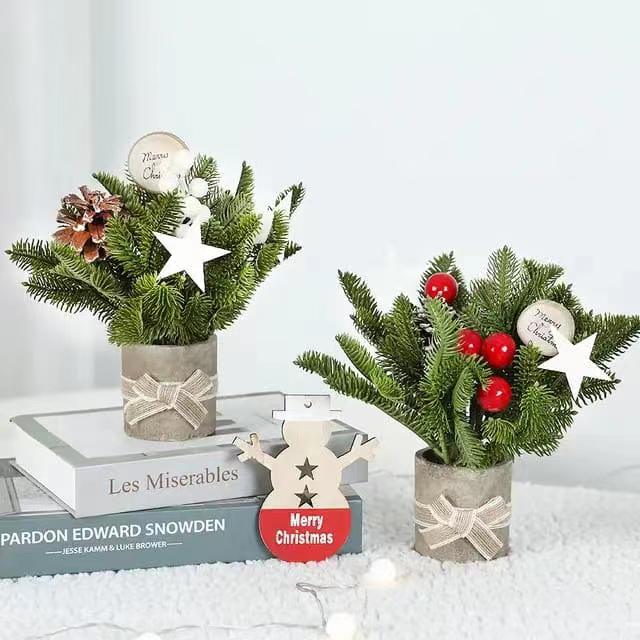 1Pcs Tabletop Exquisite Mini Christmas Tree