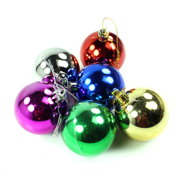 6pcs Christmas tree decor balls