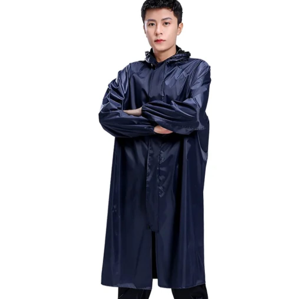 Adult Lotus leaf water resistant fabric Quality Trench Raincoat with Lining