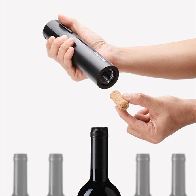 Electric Wine Opener Automatic Corkscrew Wine Beer Opener battery operated Bottle Opener Foil Opener Kitchen Bar Opener, with stand