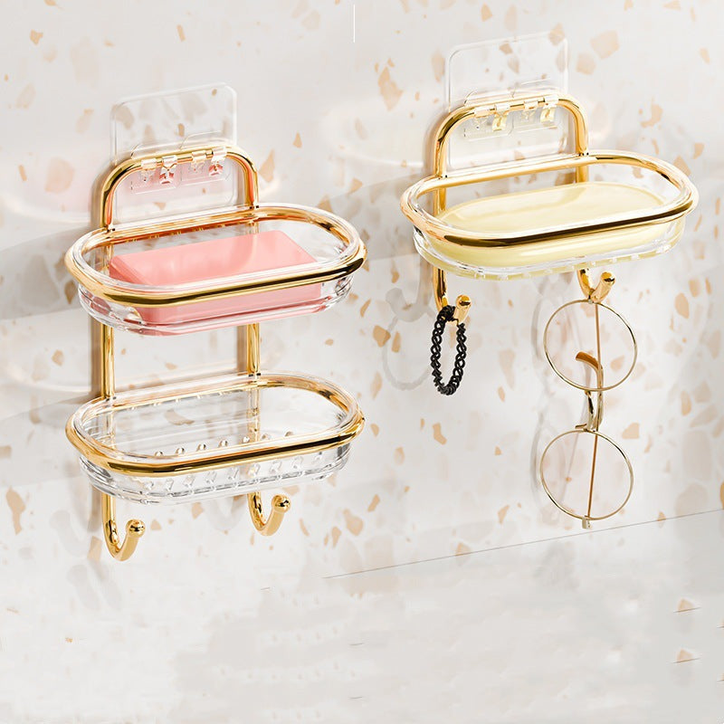 Luxury Double-Layer Wall Mounted Soap Holder